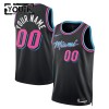 Barn Miami Heat Tröja Skräddarsydda Nike 2025-26 City Edition Svart Swingman Barn Miami Heat Tröja Skräddarsydda Nike 2025-26 City Edition Svart Swingman